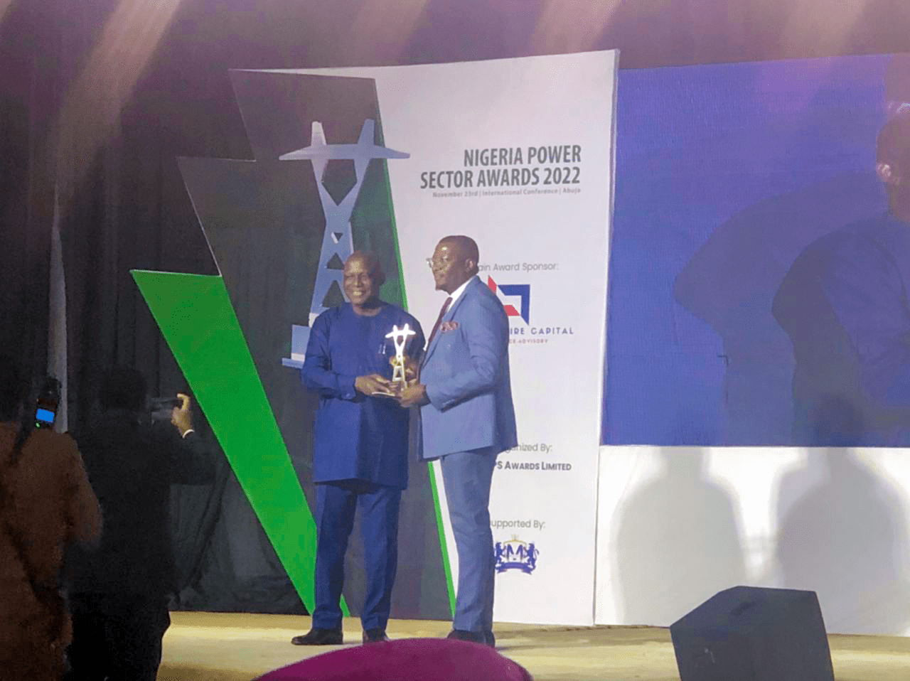 Prof. Bartholomew Nnaji, OON,CON Receives the Lifetime Achievement Award at Nigerian Power Sector Awards 2022