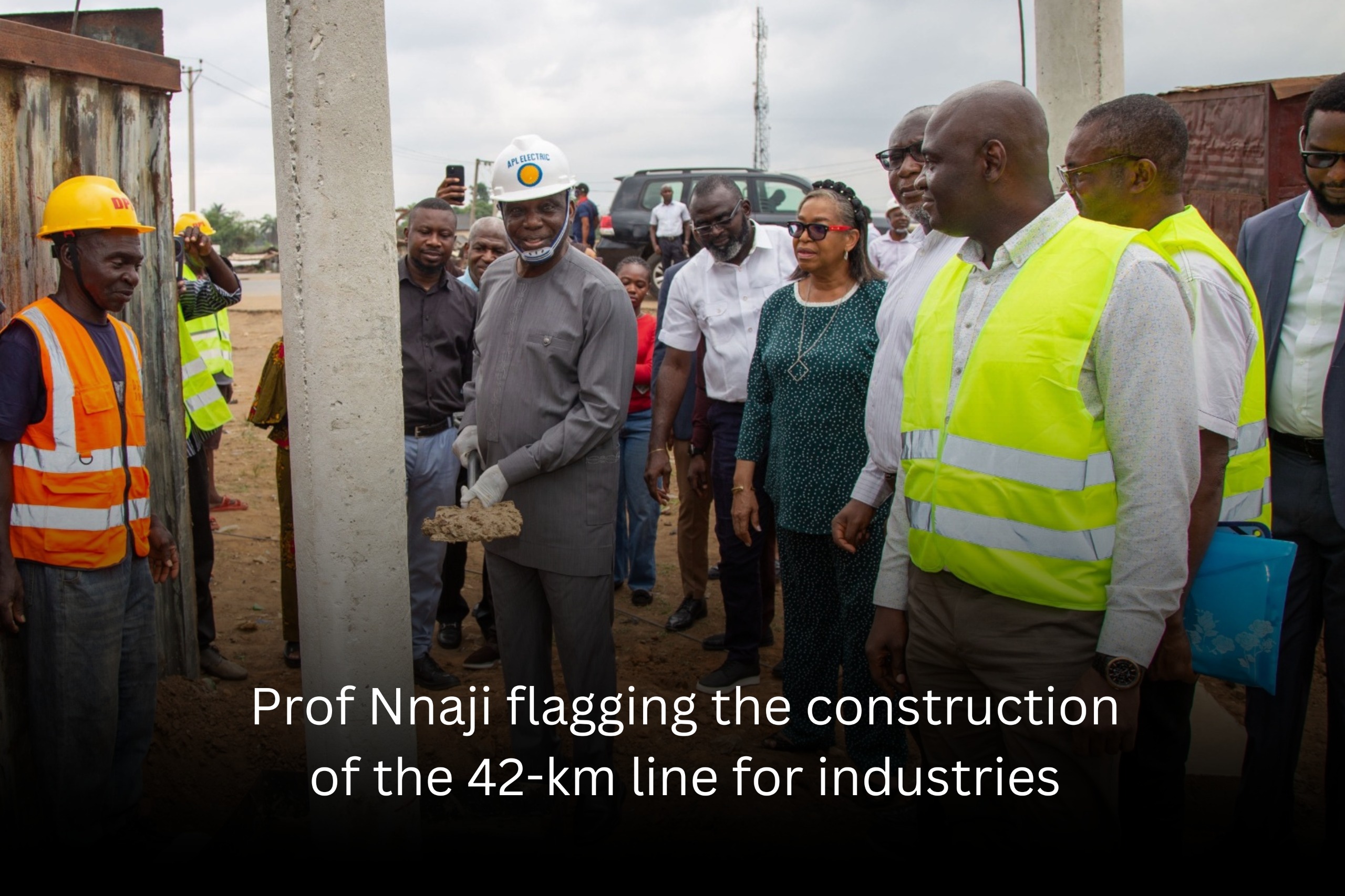 Industrialists Celebrate as Geometric Power Chairman Launches Construction of Ukwa 33kV Dedicated Line in Aba.